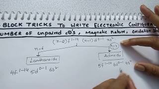 f Block TRICKS for Lanthanoids [upl. by Ahselet]