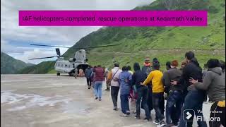 IAF Rescue operation in kedarnath Valley TravelTalesJK [upl. by Noxas]