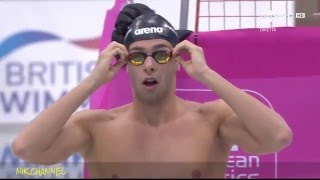 PaltrinieriDetti  ORO e ARGENTO 1500 sl  Europei di nuoto Londra 2016 [upl. by Gnuoy]