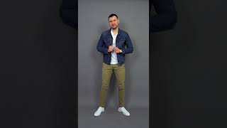 Outfits Fáciles Con Chinos Khakis  Estilo De Hombre [upl. by Yeleak]