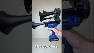 SUPER LOUD Train Truck Boat Blow Horn Cordless Power Tool Mod By Mnpctech [upl. by Avrenim769]