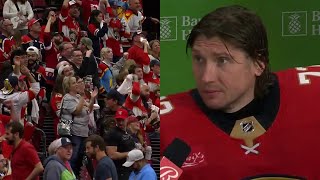 quotGuys put a hell of an effort in front of mequot  Sergei Bobrovsky Postgame Interview  42324 [upl. by Inman]