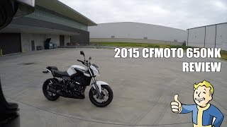 2015 CFMOTO 650NK Ride Review [upl. by Mireille]