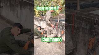 Happy Deepavali 🪔 army blackpanthercommando commandos blackcommando attitude commando [upl. by Olegnalehcim791]