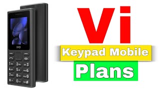 Vi keypad Recharge 2024  vi sim only calling recharge plans  keypad mobile Recharge plans [upl. by Enaujed]