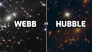 Hubble Space Telescope vs James Webb Telescope shorts [upl. by Uok728]