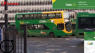 Transdev Keighley Bus Company Dalesway 66 Skipton to Keighley Volvo Wright Gemini 2 B9TL [upl. by Pry]