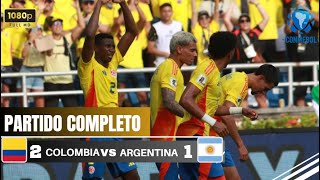 🟡 CAYÓ ARGENTINA 😳 COLOMBIA VENCE A LOS ARGENTINOS ELIMINATORIAS CONMEBOL  simulation🎮 [upl. by Yalhsa736]