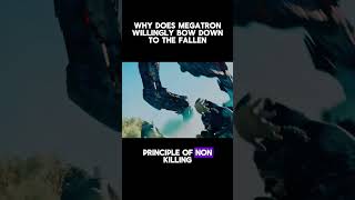 Why does Megatron willingly bow down to the fallen [upl. by Anitsirhc]