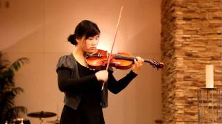 Violin Book 7 Concerto in a minor 1st mvt by JS Bach  Jaewon Kim [upl. by Anedal]