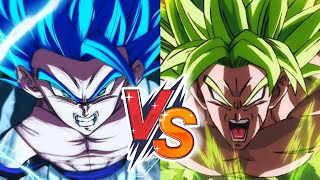 Super Gogeta Vs Broly  Legendary Super Saiyan  King of Battle Dragon Ball Z [upl. by Gerhardine]