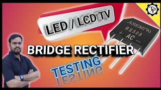 BRIDGE RECTIFIER TESTING  TECHPRABU  EXP IN TAMIL [upl. by Missak]