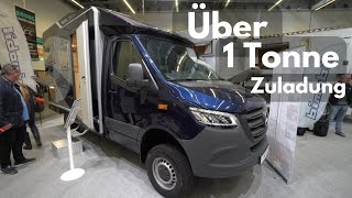 ALLRAD WOHNMOBIL MIT ÜBER 1 TONNE ZULADUNG 2023 Bimobil HR 380 4x4 Mercedes Sprinter Allrad [upl. by Fusco]