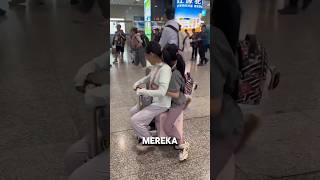 Koper mulai melaju sendiri di bandara shortvideo [upl. by Arsi]