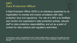 DPO  Data Protection Officer [upl. by Suoicerpal168]