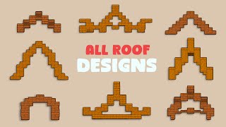 Every Minecraft Roof Design You Need to Know [upl. by Jessika]