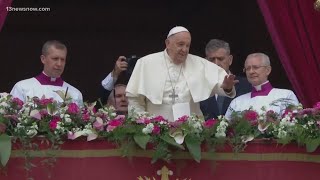 Pope Francis presides over Easter Sunday Mass [upl. by Damiani437]