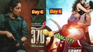 Article 370 Movie 6Days Boxoffice Collection Crakk Movie 6Days Boxoffice Collection bollywood [upl. by Brinkema]