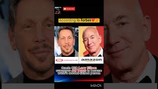 Oracle CEO Larry Ellison surpasses Jeff Bezos to become world’s secondrichest person [upl. by Ibmat]