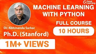 Machine Learning with Python  Machine Learning Tutorial for Beginners  Machine Learning Tutorial [upl. by Ehlke636]