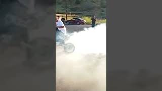 The Greatest YZ85 Burnout You Will Ever See yz85 burnout dirtbikeburnout yamaha beforeGoPros [upl. by Iolanthe234]