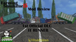 Farming Simulator 15 Mod Review Offical DLC IT Runner Pack [upl. by Shaper849]