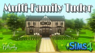 Sims 4 For Rent  Speed Build  No cc  MultiFamily Tudor [upl. by Aydidey52]