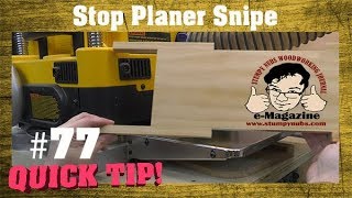 Im SICK of planer snipe How to stop it forever [upl. by Monarski]