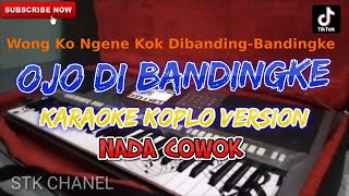 OJO DIBANDINGKE NADA COWOK KARAOKE DANGDUT KOPLO STK CHANEL [upl. by Sapowith716]