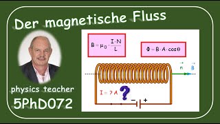 Physik 5PhD072 Der magnetische Fluss [upl. by Gussman548]