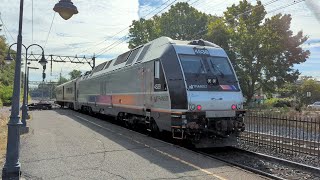 Railfanning NJ Transit at Short Hills amp Millburn 91924 Test Train in MB and regular trains at SH [upl. by Anul]