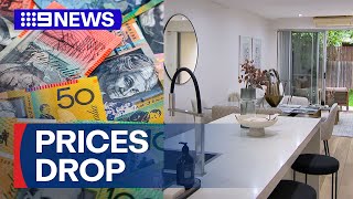 House prices drop in Sydney  9 News Australia [upl. by Tingley]