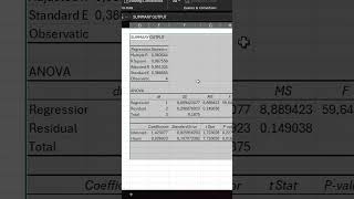 Performing Regression Analysis with Excels Data Analysis Tool [upl. by Erdnaek348]