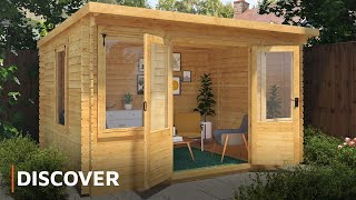 DISCOVER  THE 4m x 3m  LOG CABIN GUIDE [upl. by Norrehc471]