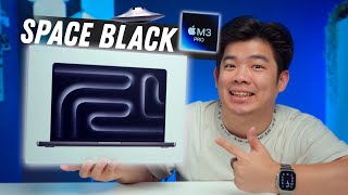 UNBOXING Macbook Pro M3 ⚫️  Compare M1 amp M2 [upl. by Ahsaekal]