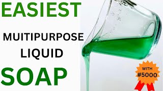 How To Make Multipurpose Liquid Soap At Home diy liquidsoap [upl. by Gaige258]