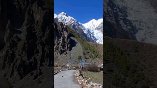 Annapurna Himalayan View from Manang in Annapurna Circuit Trek travel himalays [upl. by Roede856]