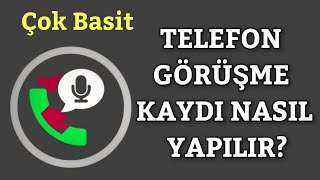 GÖRÜŞME KAYDI NASIL YAPILIR En İyi Görüşme Kayıt Programı [upl. by Cohe]