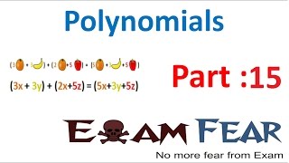 Maths Polynomials part 15 Algebraic identities 3 degree polynomial  CBSE class 9 Mathematics IX [upl. by Adla]