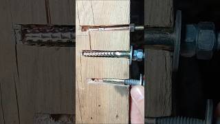 Anchor bolts operating principle Correct installation technique demonstration shorts diy anchor [upl. by Eirac]