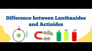 Difference between Lanthanides and Actinides [upl. by Leihcey]