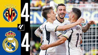 Villarreal 44 Real Madrid  HIGHLIGHTS  LaLiga 202324 [upl. by Namdor]