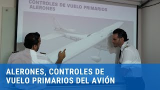 ¿Qué son y para qué sirven los ALERONES CONTROLES de VUELO PRIMARIOS de un AVIÓN [upl. by Corabel]