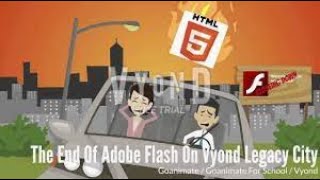 MOST POPULAR VIDEO REUPLOADED The End of Adobe Flash on Vyond Legacy City International [upl. by Dewey]