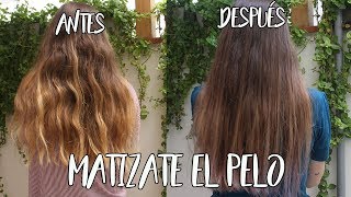 MATIZATE EL PELO CON VIOLETA DE GENCIANA  FUNCIONA [upl. by Dalli]