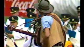 Slim Dusty sings Waltzing Matilda at 1984 VFL Grand Final [upl. by Ehling]