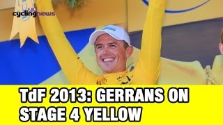 Simon Gerrans on Stage 4 Yellow Jersey Tour de France 2013 [upl. by Saibot]