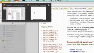 Vistalizator Смена языка в Windows 7 и Vista [upl. by Kcirrek336]