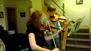 Festival March by F Mazas Duet for two violins [upl. by Ecnaiva]