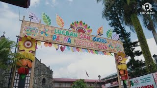 Lucban Quezon residents prepare vibrant house decorations for 2024 Pahiyas Festival [upl. by Gifferd]